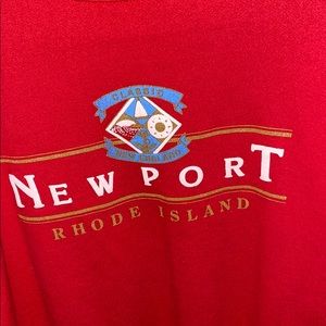 Red Newport Rhode Island Sweater